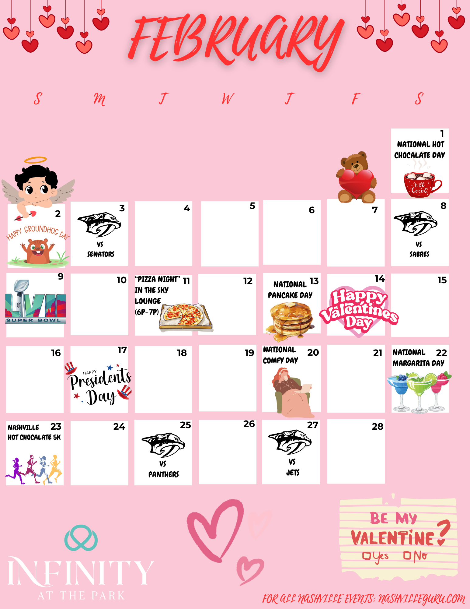 February Event Calendar